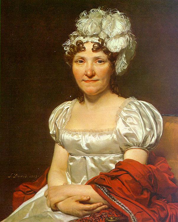 Jacques-Louis  David Portrait of Charlotte David Spain oil painting art